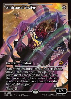 Anticausal Vestige Edge of Eternities Japan Showcase Full Art